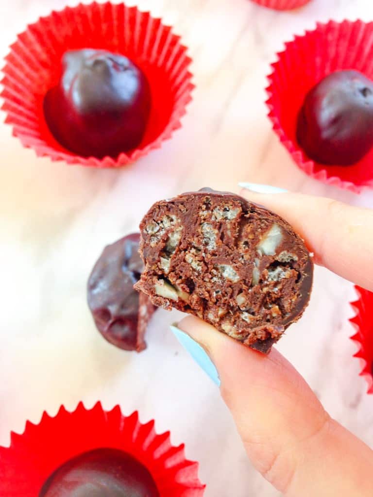 clean-eating hazelnut truffles (copycat ferrero rocher)