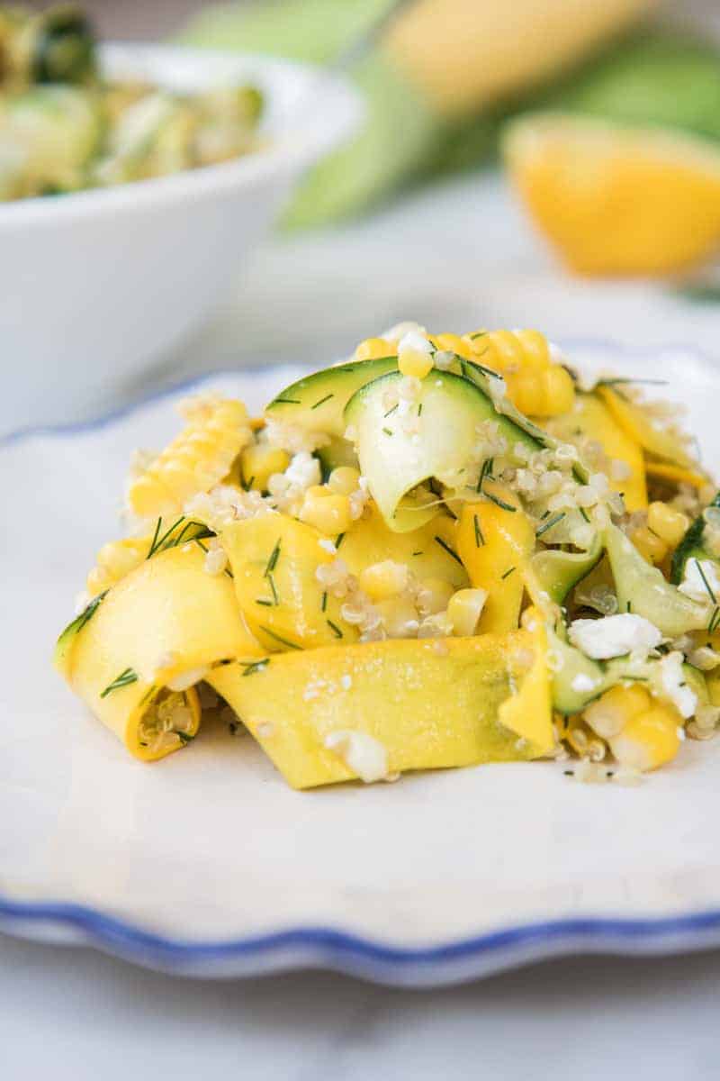 Summer squash salad