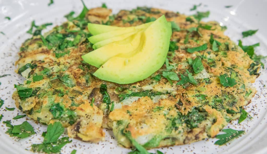 vegan omelette 