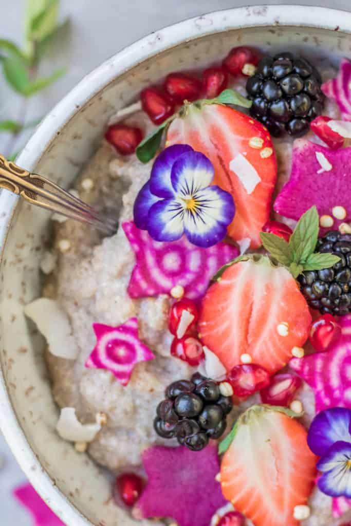 warming buckwheat porridge