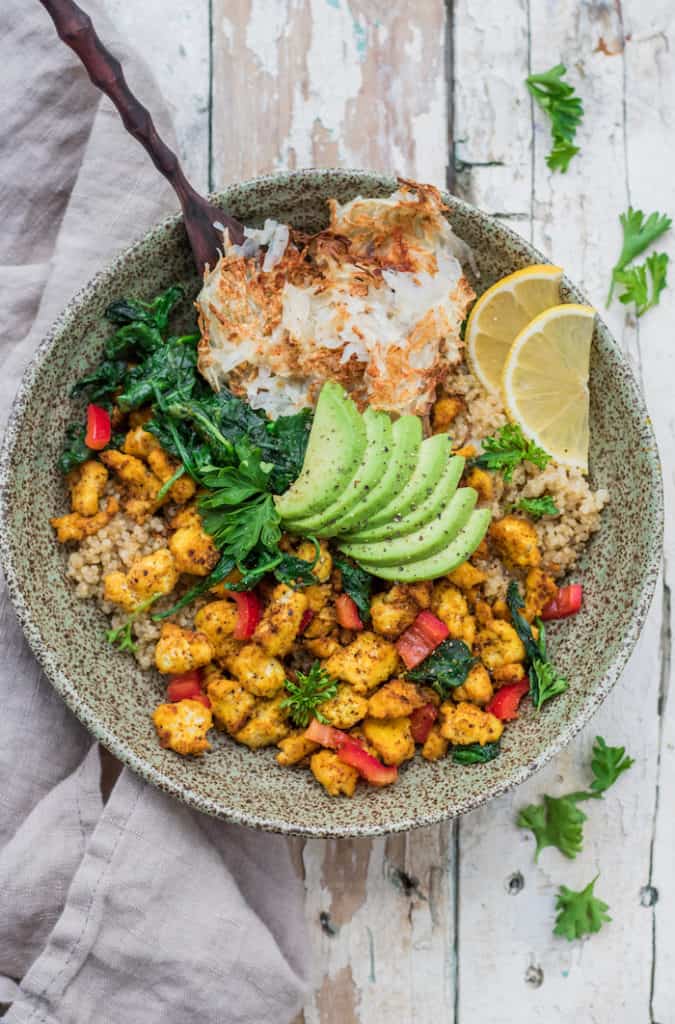 farmers market vegan breakfast bowl