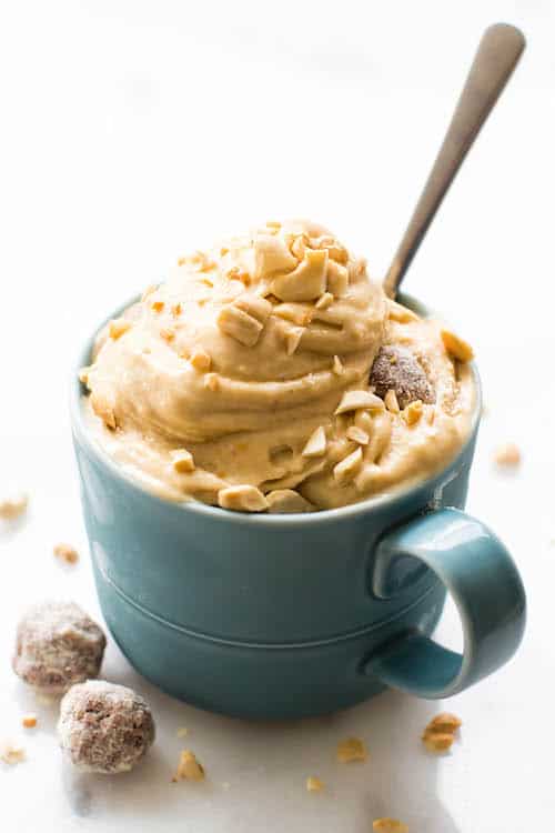 Peanut butter chunk nice cream