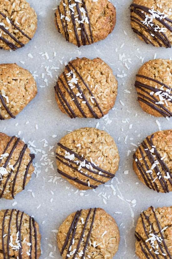 triple coconut oatmeal cookies