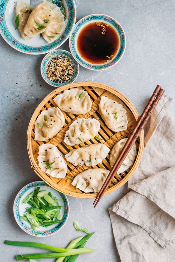 vegetable steamed dumplings