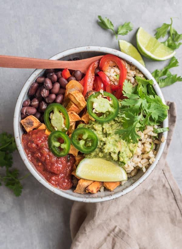 Chipotle style burrito bowls