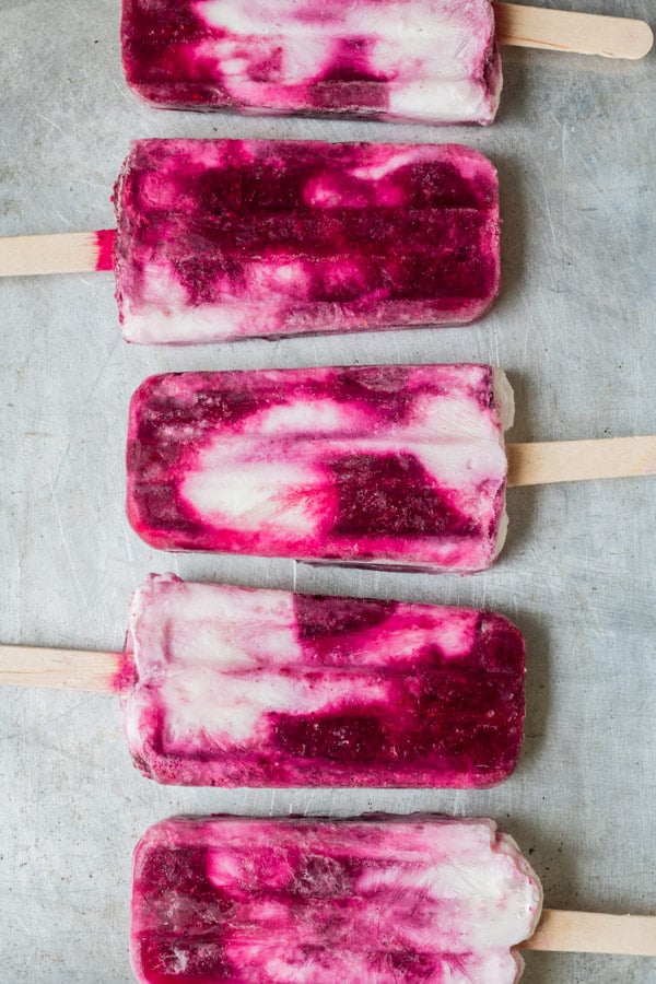 fruit of the forest yogurt pops