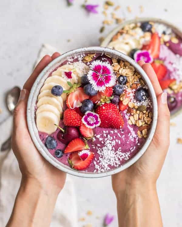 blueberry acai bowls