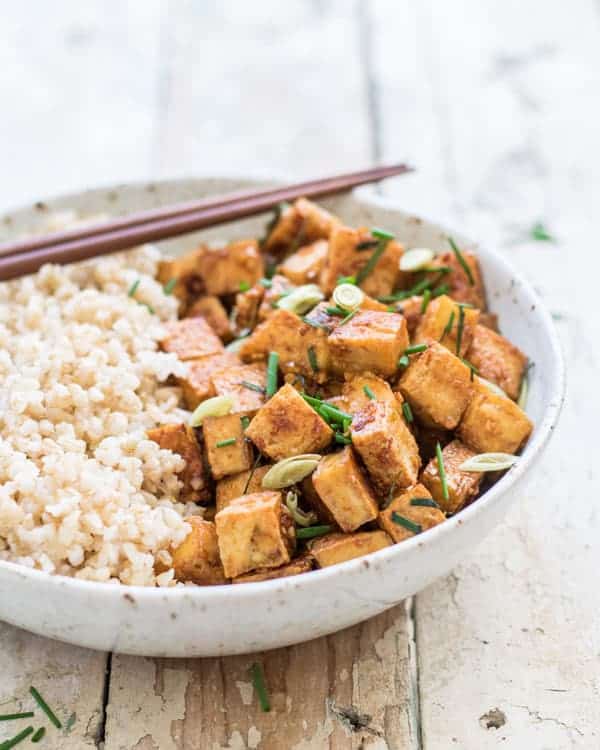 15 minute lemongrass tofu