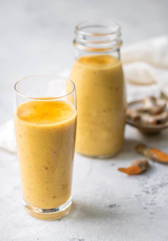 frozen golden milk latte