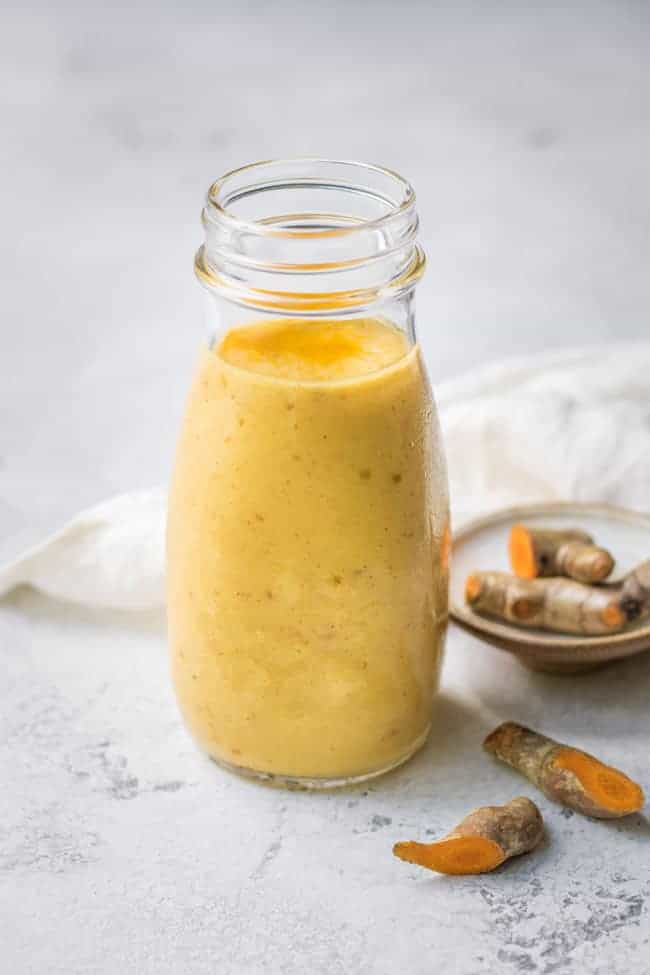 frozen golden milk latte