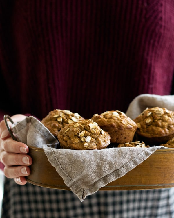 healthy pumpkin spice muffins