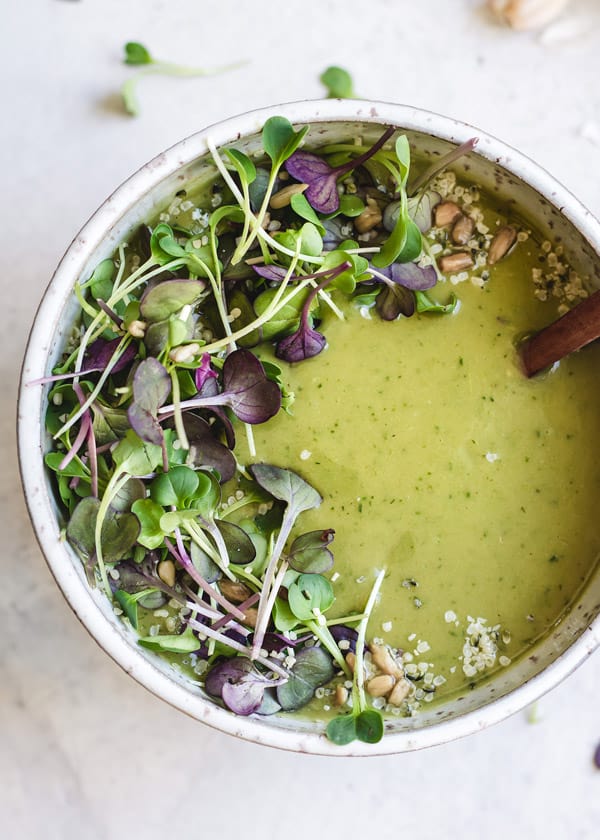 green goddess broccoli soup