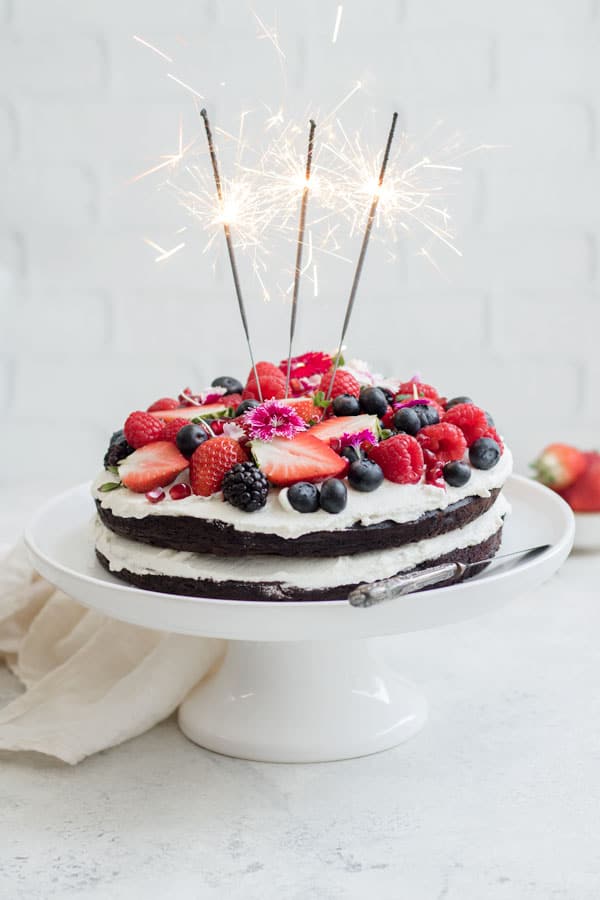 blender chocolate quinoa cake