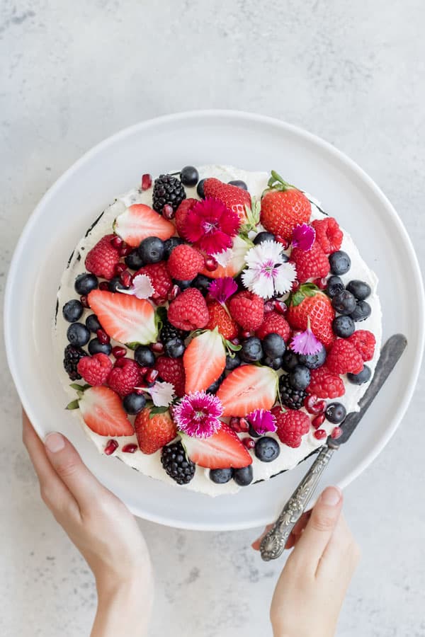 blender chocolate quinoa cake