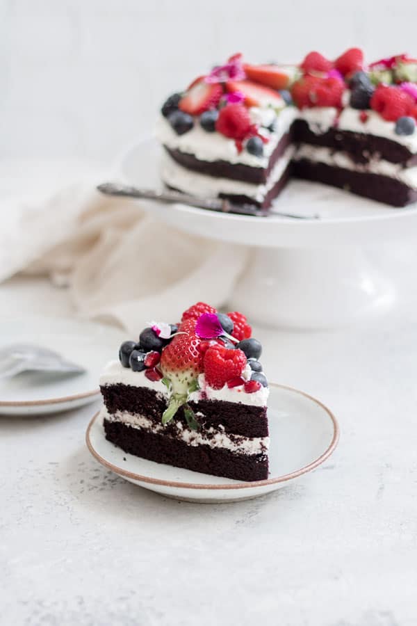 blender chocolate quinoa cake