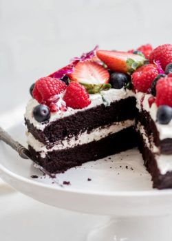 blender chocolate quinoa cake