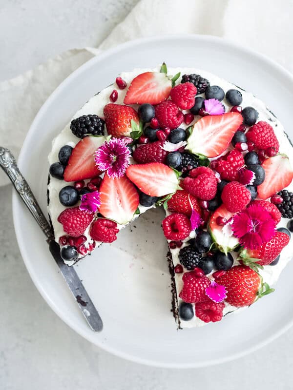 blender chocolate quinoa cake