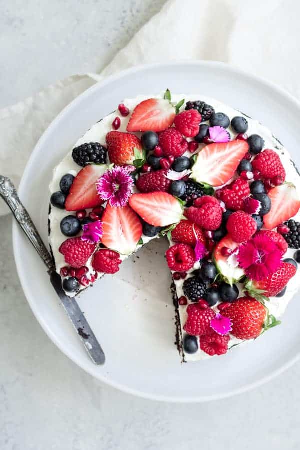 blender chocolate quinoa cake