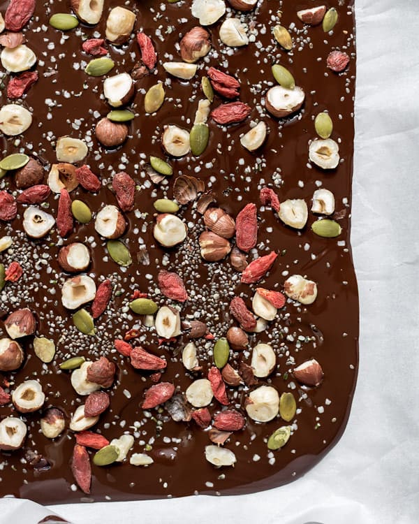 superfood chocolate bark