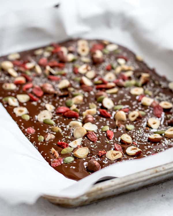 superfood chocolate bark