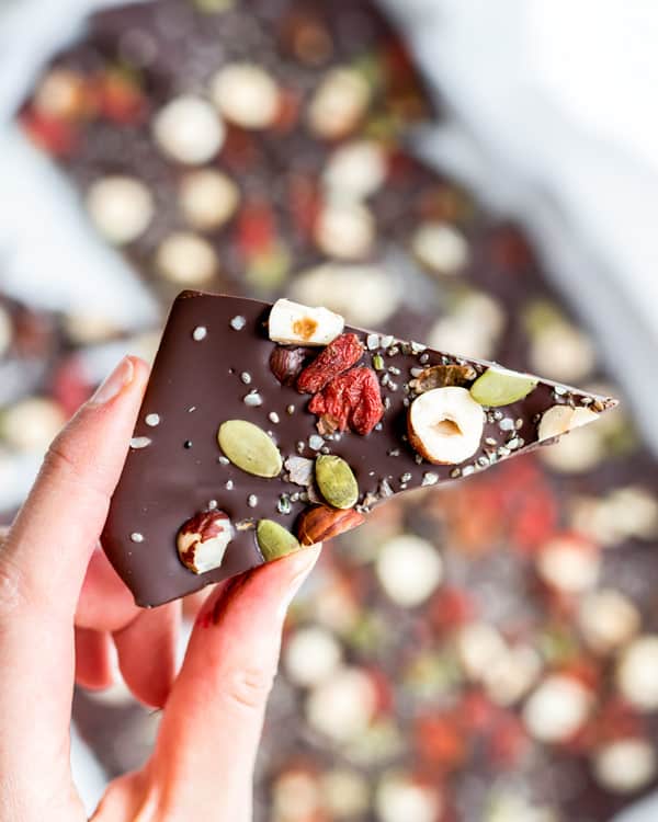 superfood chocolate bark
