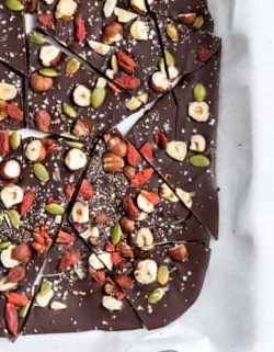 superfood chocolate bark