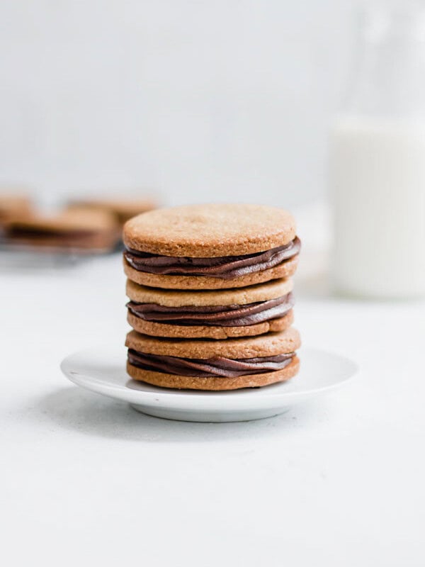 grain-free nutella stuffed peanut butter cookies