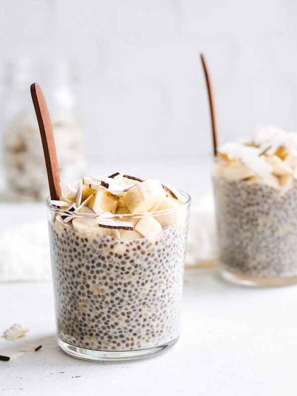 banana cream pie chia pudding
