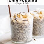 Banana cream pie chia pudding