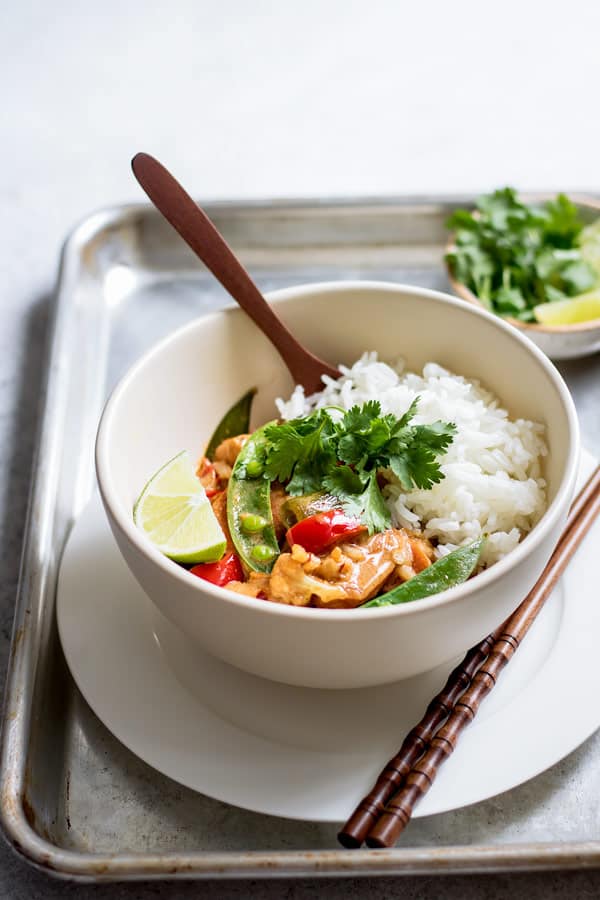 vegetarian Thai red curry