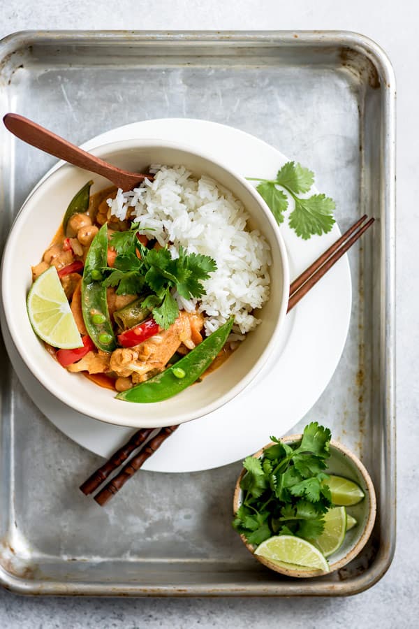 vegetarian Thai red curry