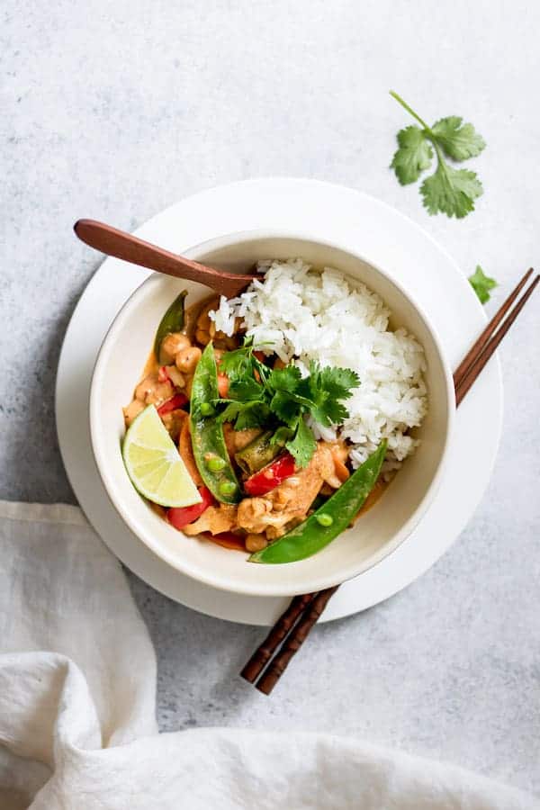 vegetarian Thai red curry