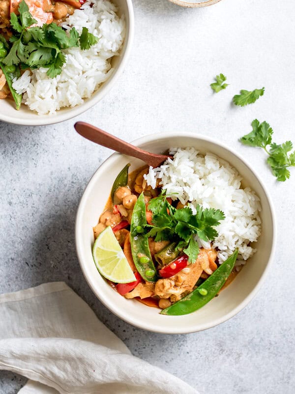 vegetarian Thai red curry