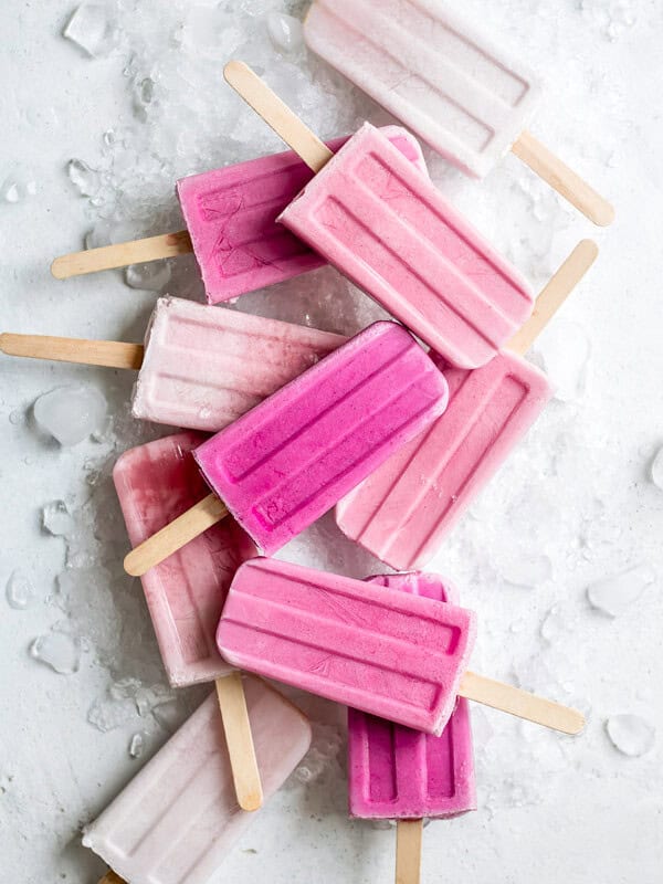 raspberry coconut creamsicles