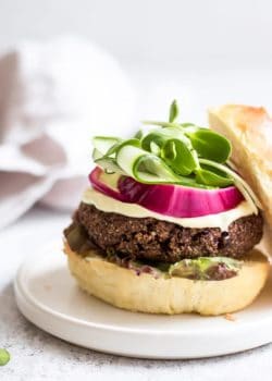 black bean quinoa burgers