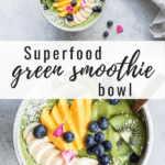superfood green smoothie bowl