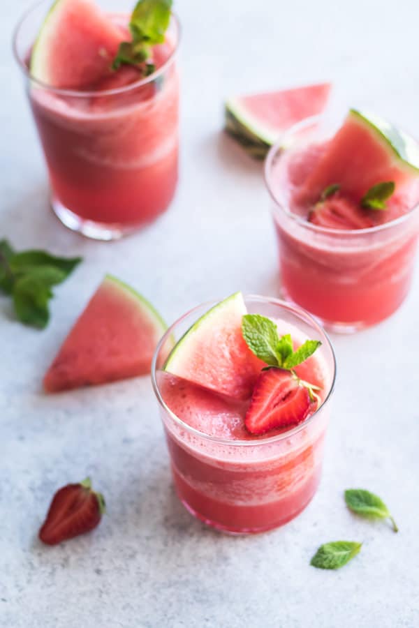 watermelon mojito frosé