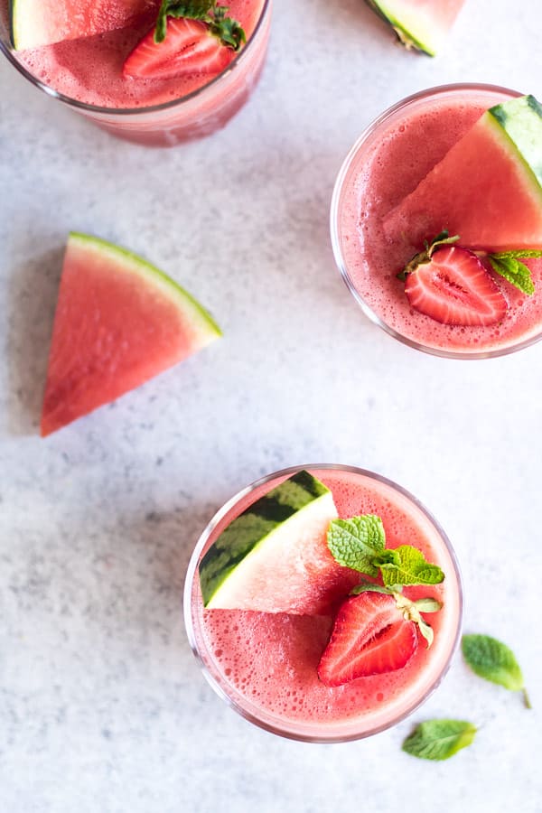 watermelon mojito frosé