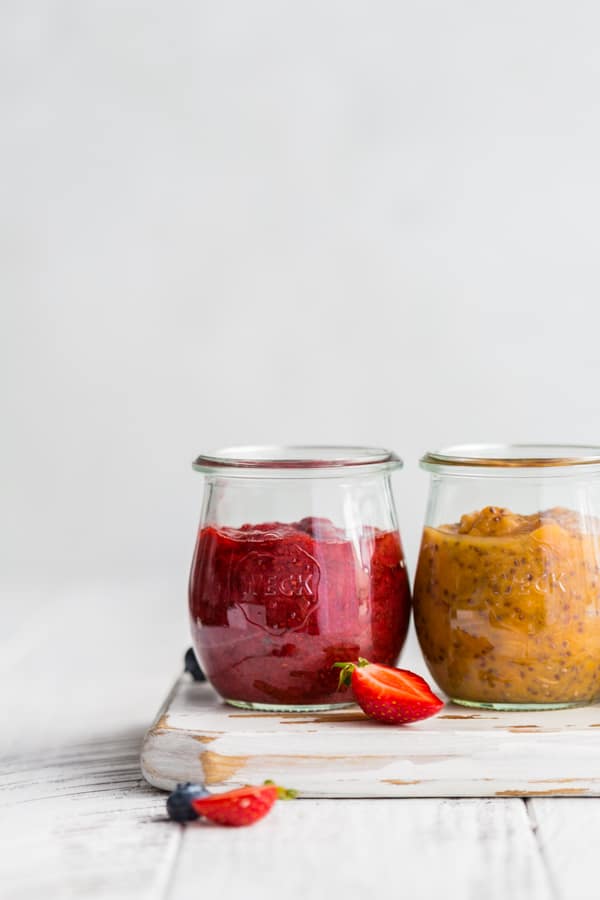 chia seed jam 3 ways