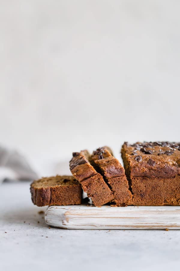dark chocolate chip & rye banana bread