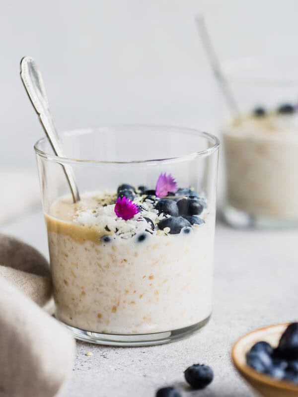 overnight oats in a jar