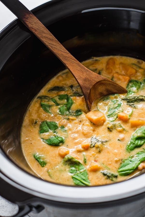 slow cooker chickpea pumpkin curry