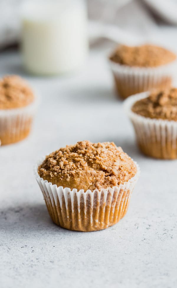 vegan coffee cake streusel muffins