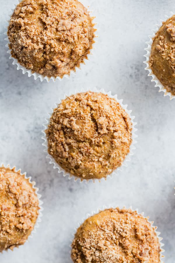 vegan coffee cake streusel muffins