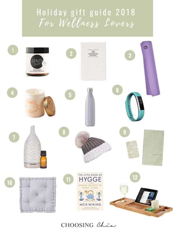 holiday gift guide for wellness lovers