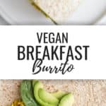 Vegan Breakfast Burrito