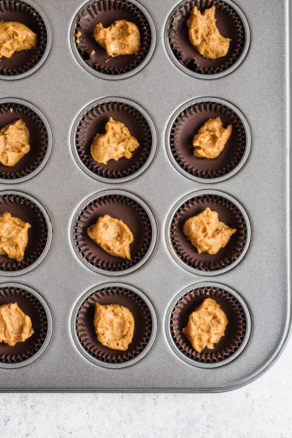 chocolate pumpkin butter cups
