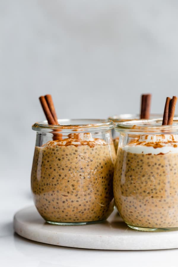 pumpkin spice latte chia pudding