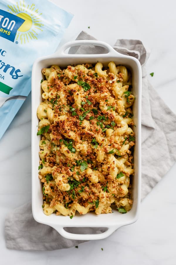 vegan jalapeno popper mac and cheese