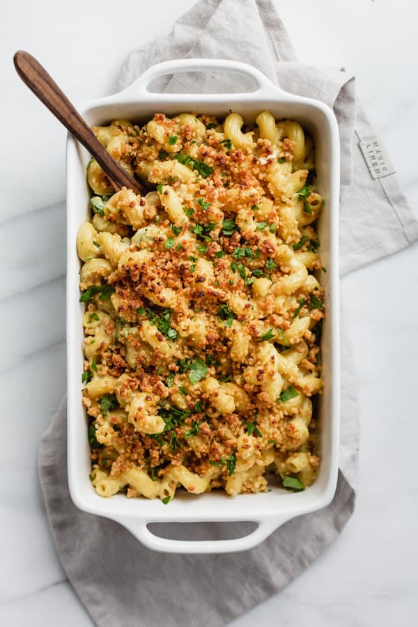 vegan jalapeno popper mac and cheese